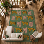 Hand-Tufted Rectangular Rug – Premium Stylish Carpet for Modern & Trendy Interior Décor