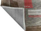 Premium Hand-Tufted Wool Area Rug – Brown & Grey Rectangular Carpet for Stylish Modern Home Décor