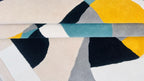 Luxury Hand-Tufted Modern Art Wool Rug | Contemporary Designer Area Rug For Elegant Interiors Carpet