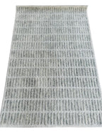 Hand-Tufted Sky Blue Wool Rug – Soft Plush Rectangular Carpet for Home Décor