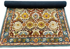 Hand Tufted Vintage Floral Wool Rug – Traditional Old-Style Area Rug for Living Room & Bedroom