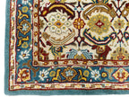 Hand Tufted Vintage Floral Wool Rug – Traditional Old-Style Area Rug for Living Room & Bedroom