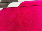 Modern Hand Tufted_ Abstract Pink Area Wool Rug For Living & Bedroom Stylish Brighten Neutral Interior Carpet