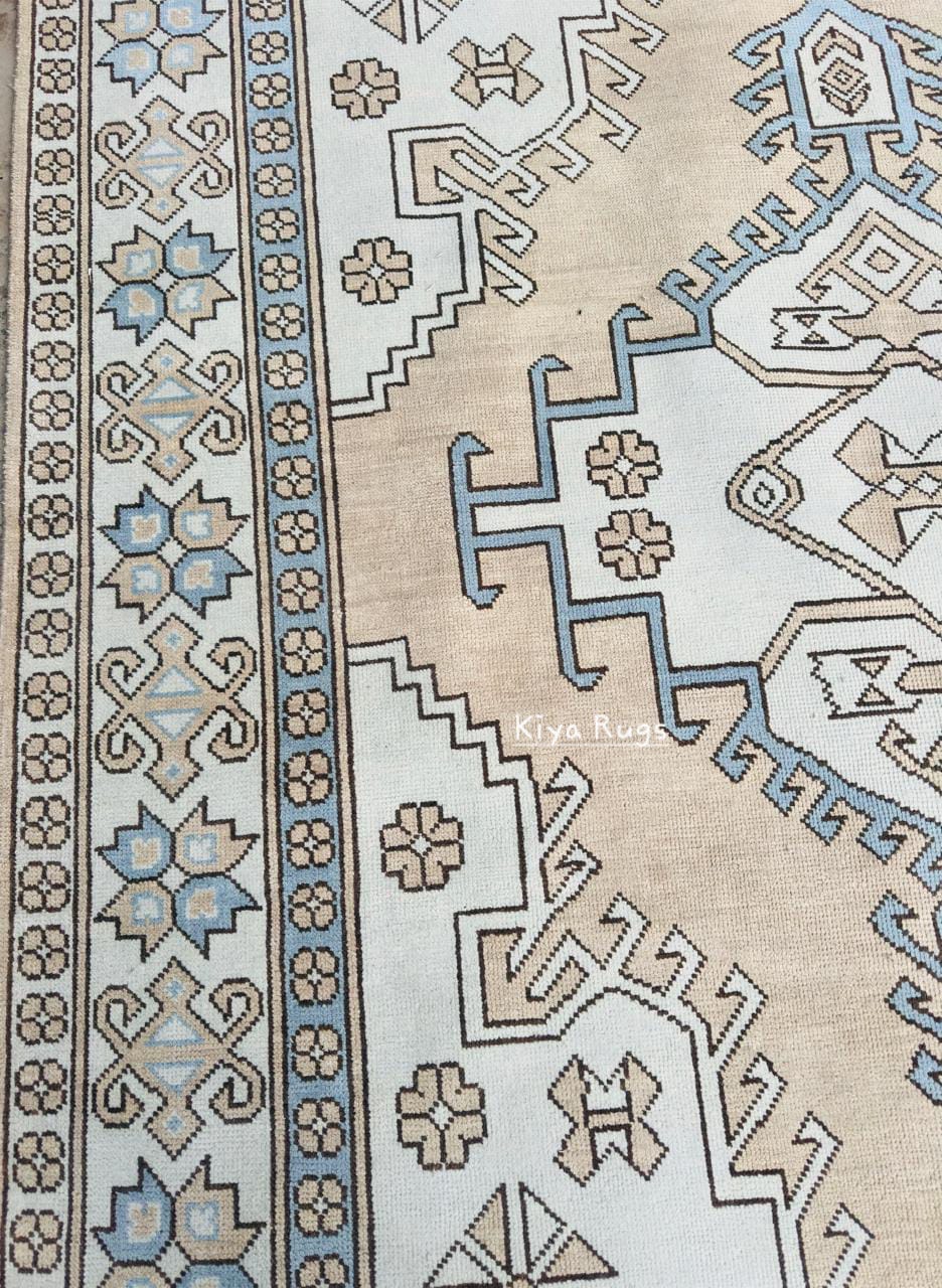 Vintage Oushak Wool Rug