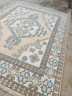 Vintage Oushak Wool Rug