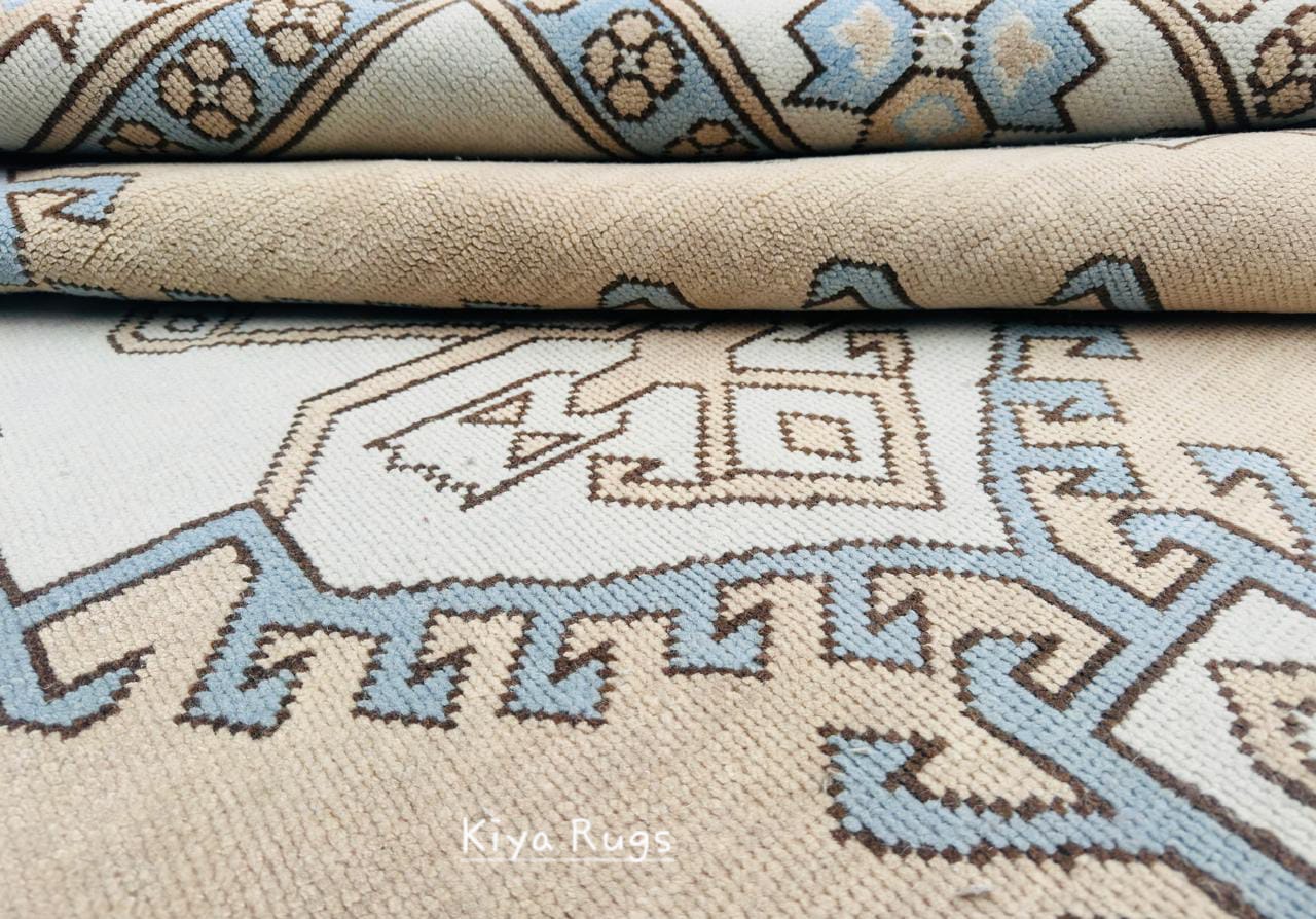 Vintage Oushak Wool Rug