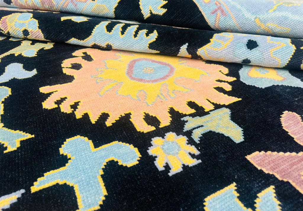 Modern Oushak Wool Rug
