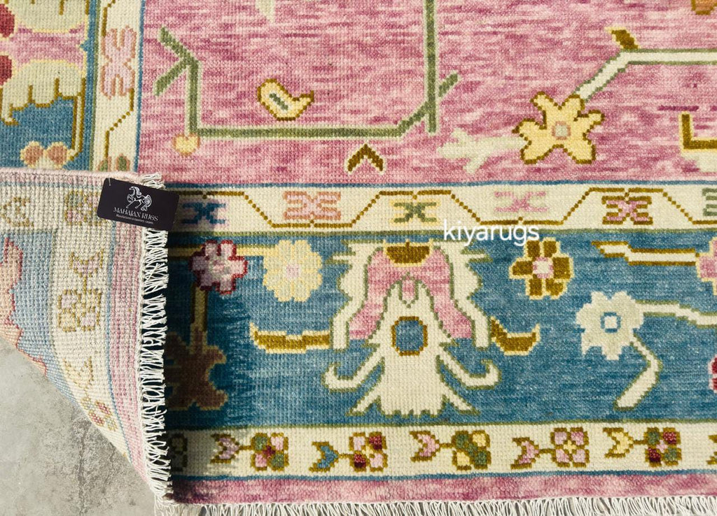 Vintage Oushak Wool Rug