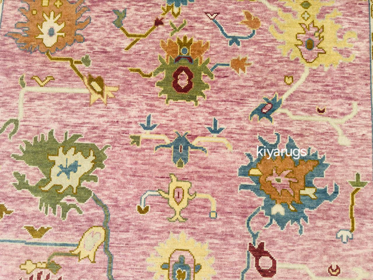 Vintage Oushak Wool Rug