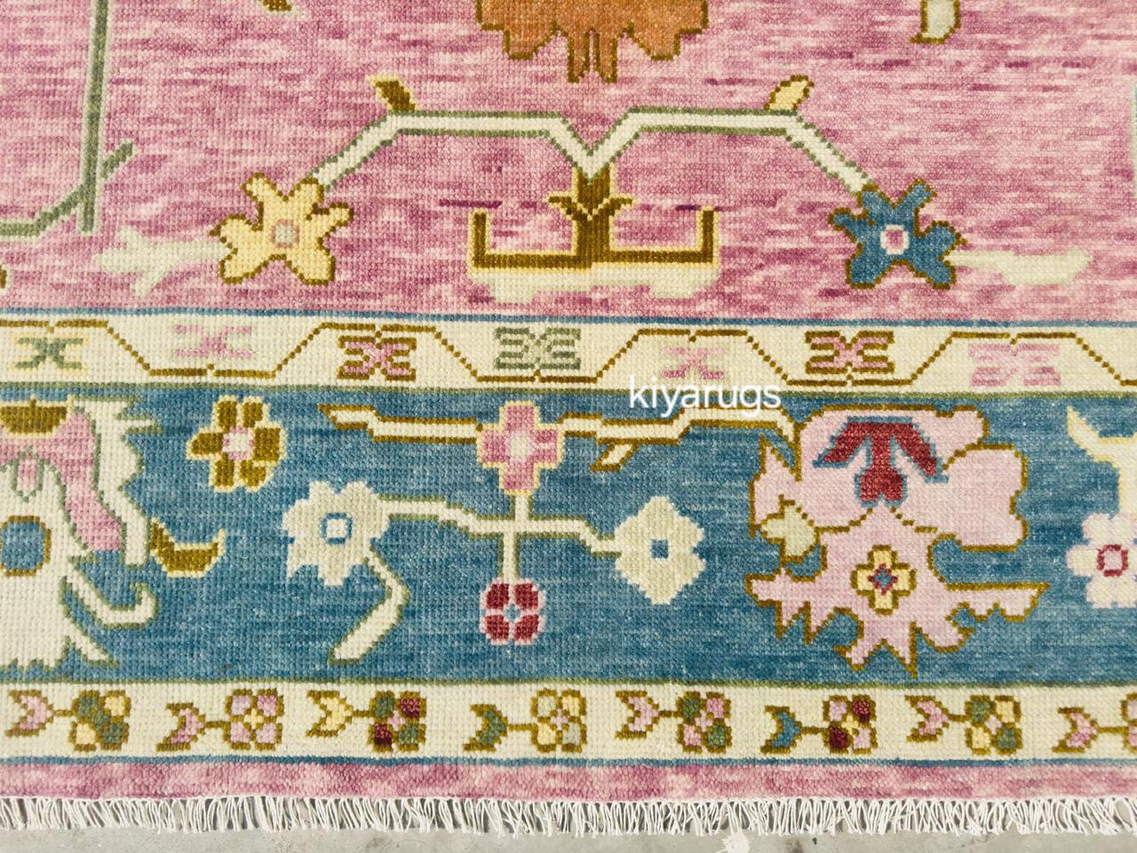 Vintage Oushak Wool Rug