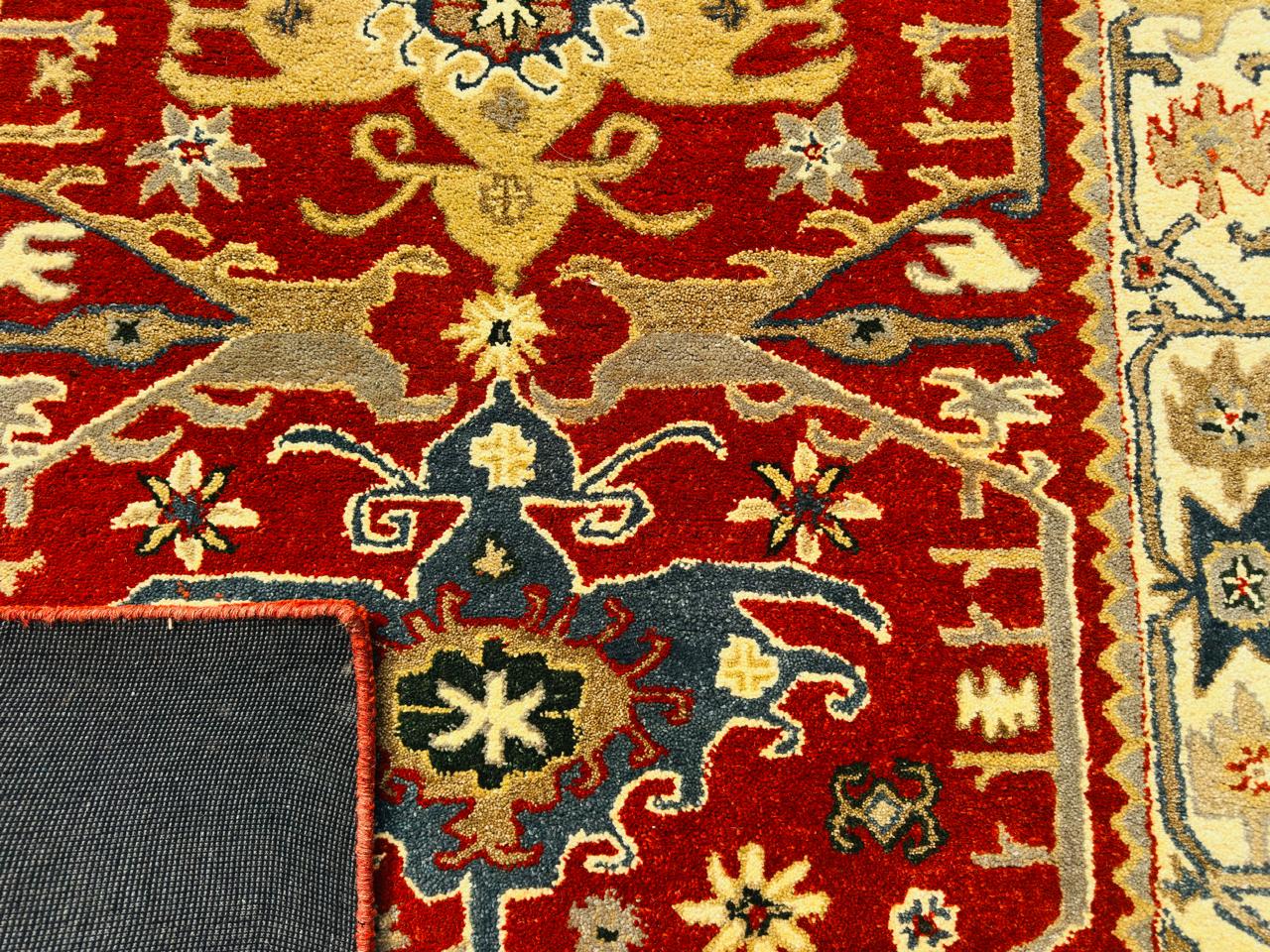 Handmade Persian Antique Style Rug – Traditional Hand-Tufted Wool Area Carpet for Living Room & Bedroom