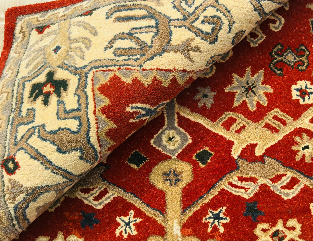 Handmade Persian Antique Style Rug – Traditional Hand-Tufted Wool Area Carpet for Living Room & Bedroom