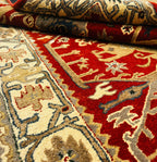 Handmade Persian Antique Style Rug – Traditional Hand-Tufted Wool Area Carpet for Living Room & Bedroom