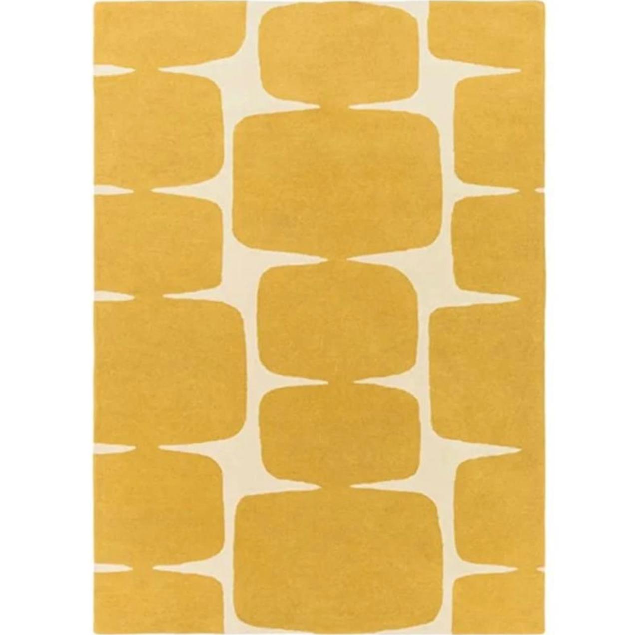 Sunshine Luxury Geometric Hand-Tufted Carpet & Rug for Living Room & Bedroom Decor