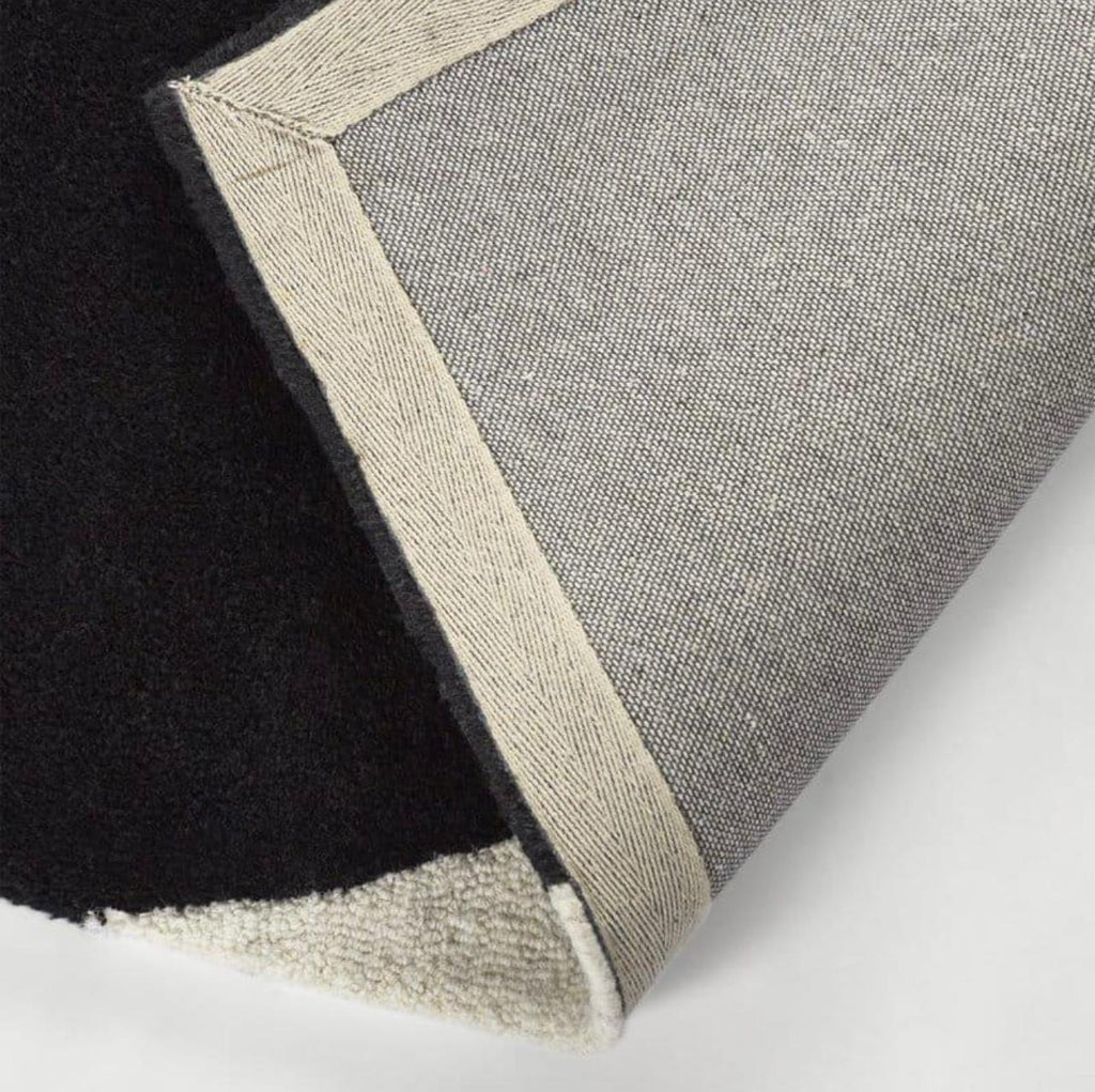 Hand Tufted Pure Wool Rug – Thick Geometric Area Carpet for Living Room Interior Décor