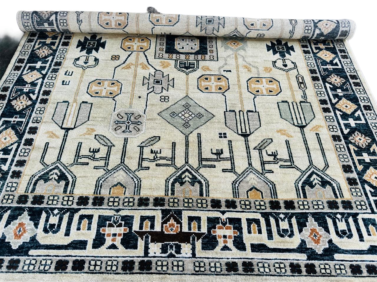 Modern Oushak Rug