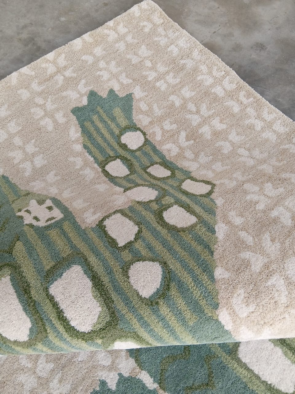 Hand-Tufted Alligator Wool Area Rug – Thick, Durable & Stylish Neutral Rug for Living Room, Bedroom & Office –  Carpet