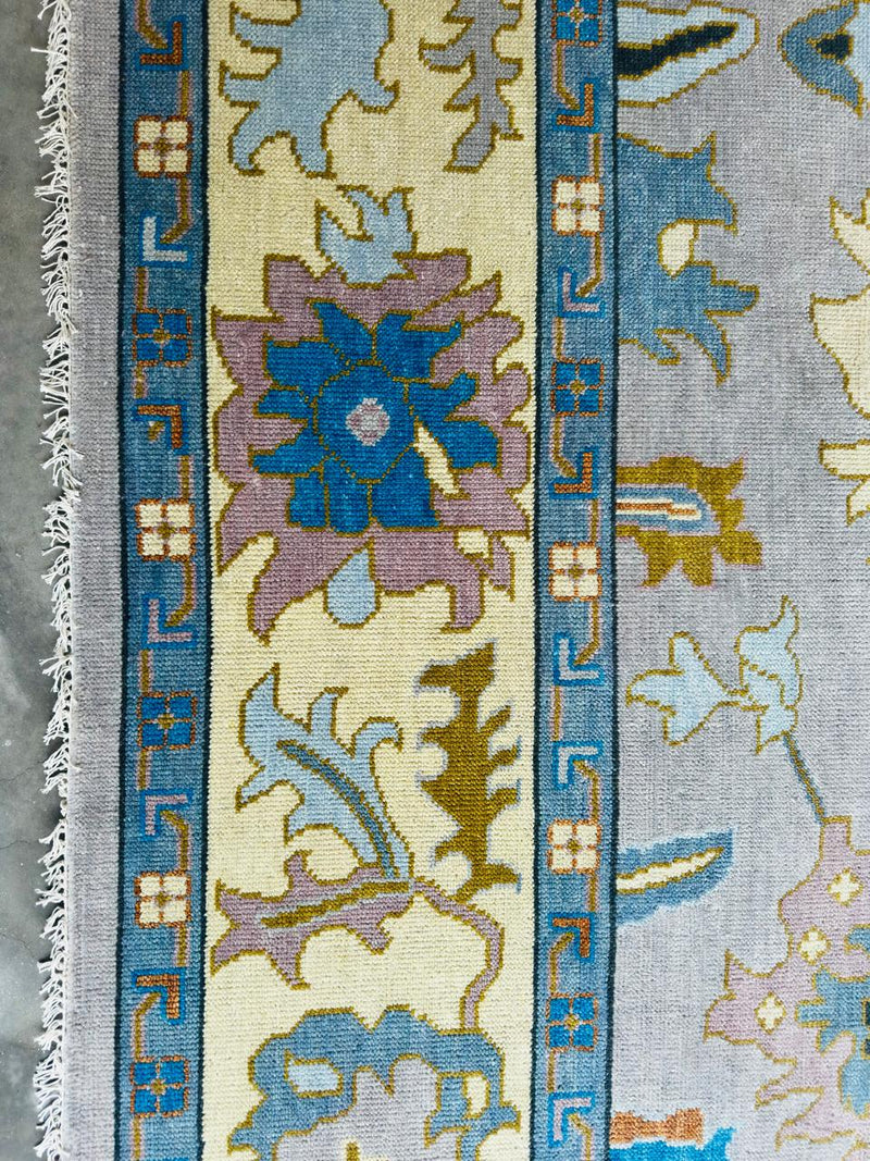 Vintage Oushak Wool Rug