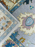 Vintage Oushak Wool Rug