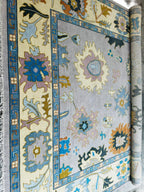 Vintage Oushak Wool Rug