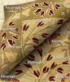 Hand-Tufted Adeline Wool Rug – Traditional Tulip Floral Design Carpet For Living Room & Bedroom, Timeless Classic Style
