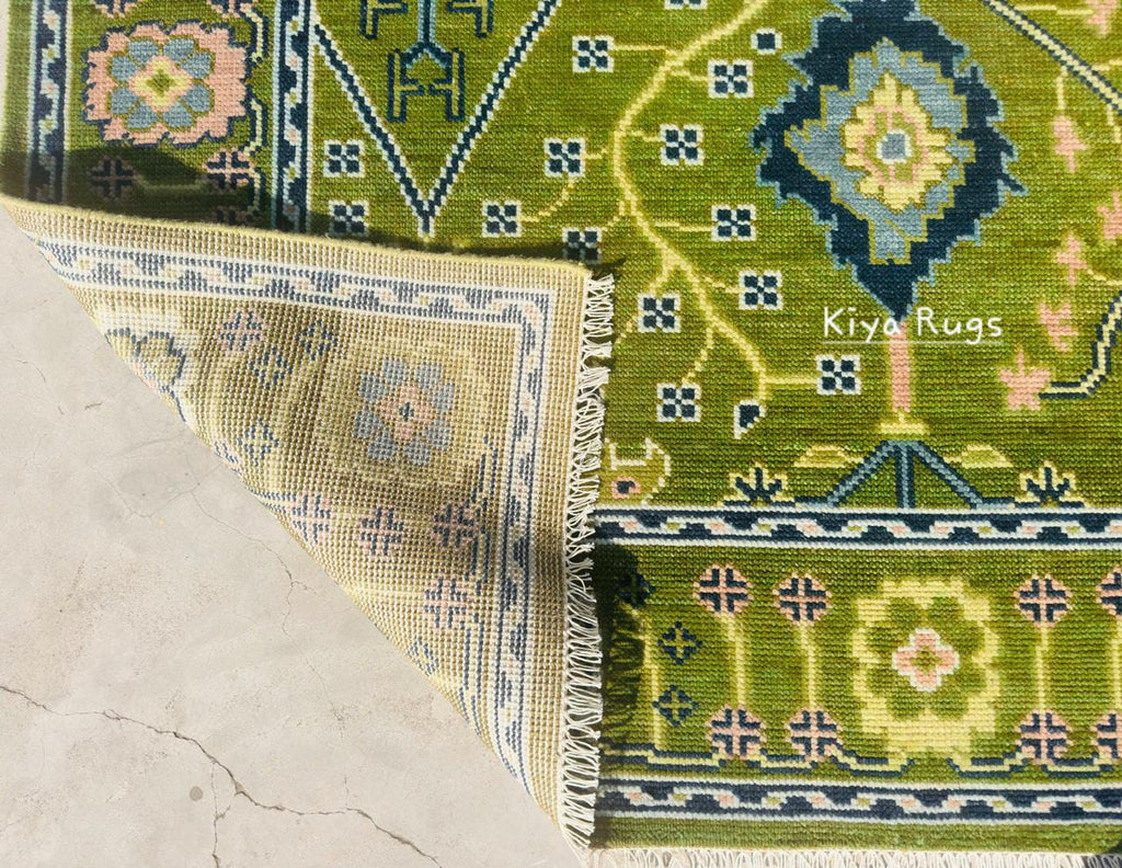 Vintage Oushak Wool Rug
