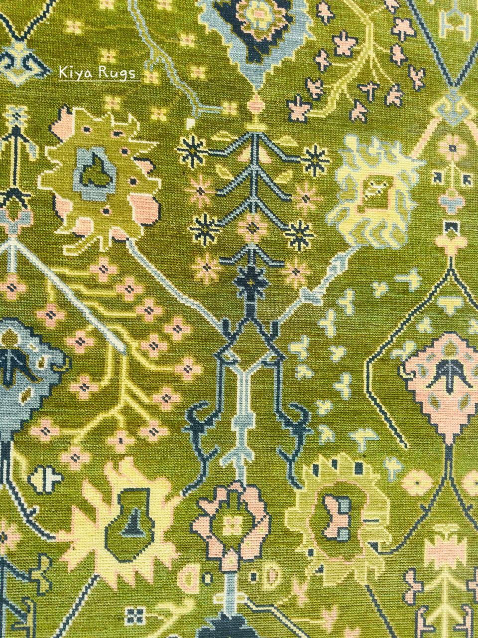Vintage Oushak Wool Rug