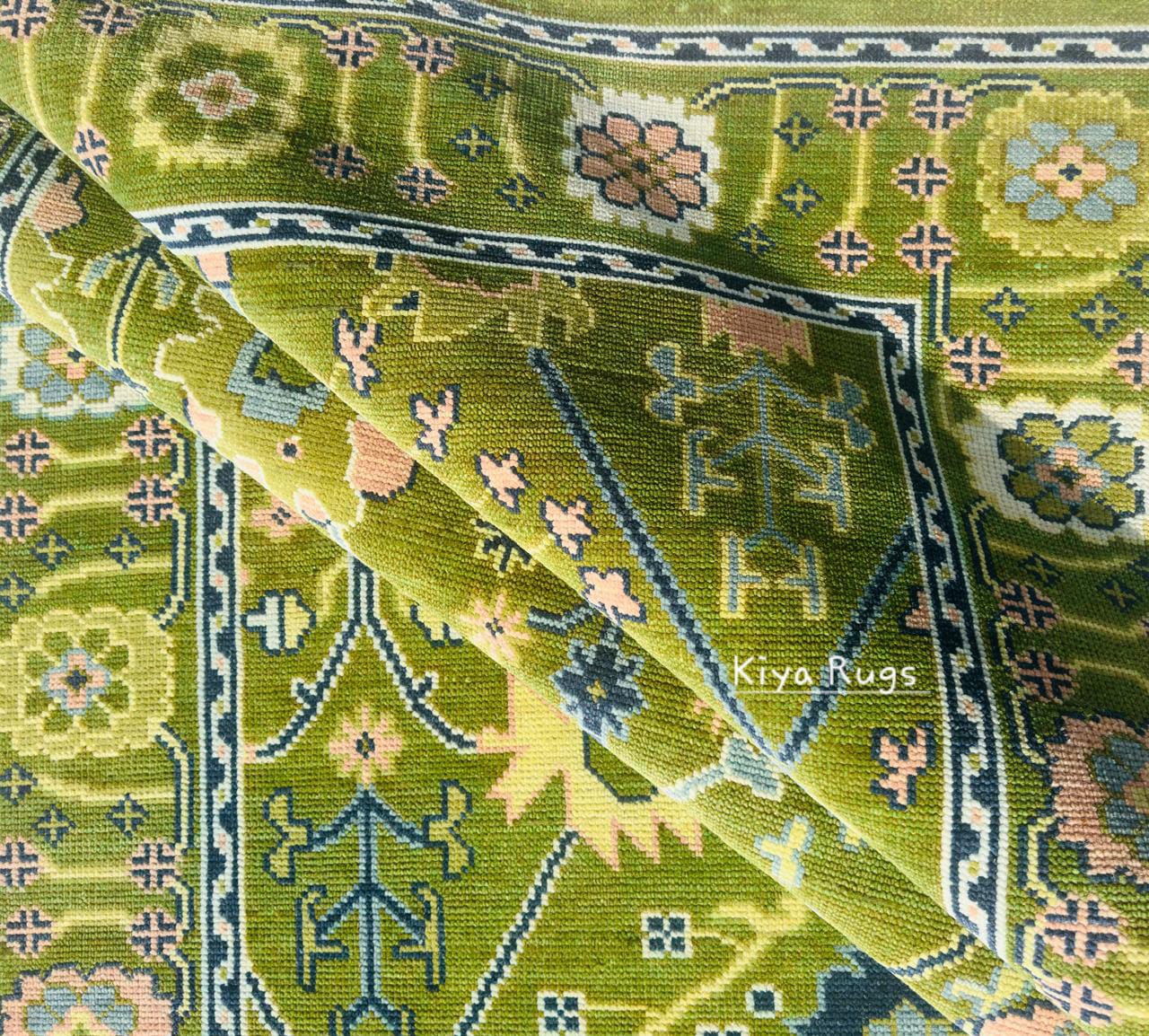 Vintage Oushak Wool Rug