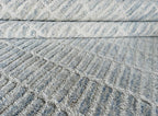 Hand-Tufted Sky Blue Wool Rug – Soft Plush Rectangular Carpet for Home Décor