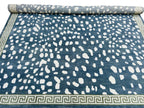 Blue Antelope Rug Greek Key Border