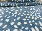Blue Antelope Rug Greek Key Border