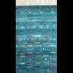 Hand-Knotted Persian Gabbeh Wool Rug – Elegant Teal Blue Tribal Area Rug  for Luxury Home Décor