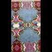 Hand Knotted Oushak Wool Rug – Modern Turkish Vintage Carpet