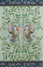 Southern Charm Multi Hand-Knotted Wool Rug – Abstract Turkish Style Area Rug