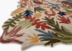 Luxury Hand-Tufted New Zealand Wool Rug – Jungle Animal Design Area Carpet for Bold Home Décor