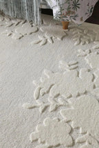 Luxury Hand Tufted Wool Rug – Beige Southern Charm Turkish Area Carpet