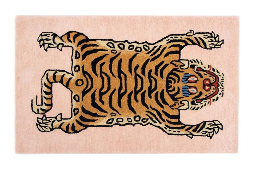 Traditional Turkish Wool Rug - Hand-Knotted Rust Area Rug Oushak Style