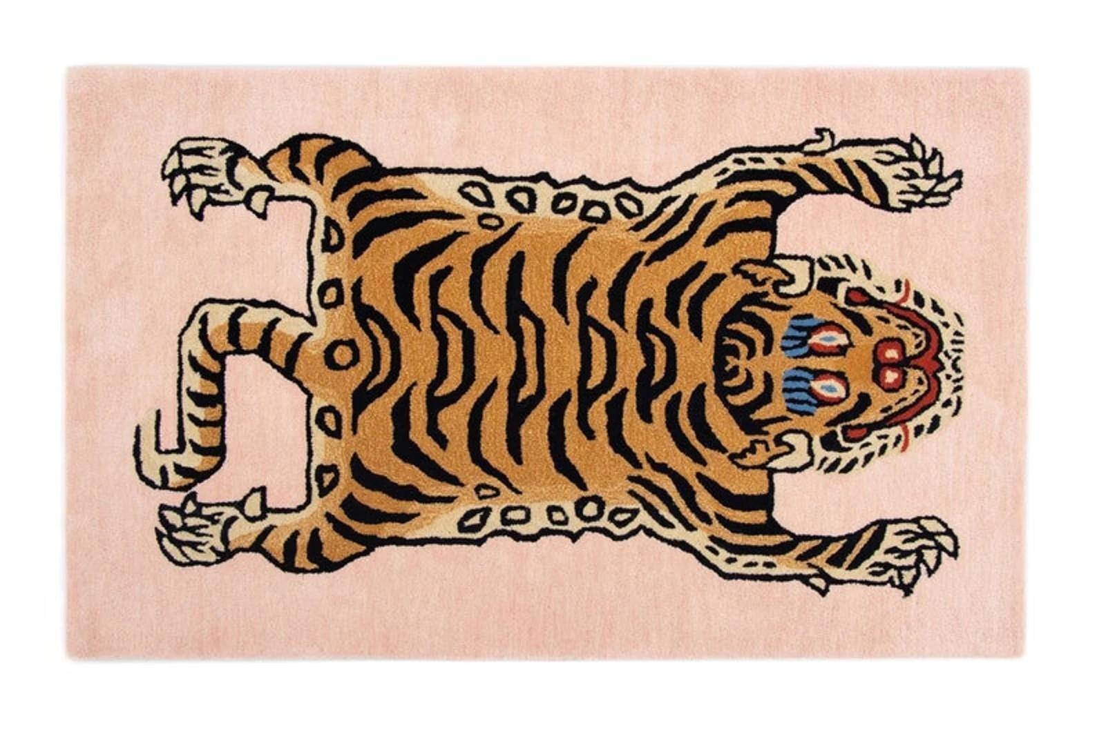 Traditional Turkish Wool Rug - Hand-Knotted Rust Area Rug Oushak Style
