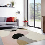 Luxury Hand-Tufted Wool Rug – Beige Floral Southern Charm Area Carpet for Elegant Home Décor