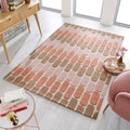 Hand-Tufted New Zealand Wool Rug – Modern Geometric Abstract Area Carpet