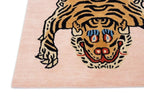 Traditional Turkish Wool Rug - Hand-Knotted Rust Area Rug Oushak Style