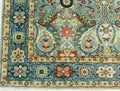 Hand Knotted Oushak Rug – Traditional Turkish Vintage Floral Carpet
