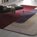 Modern Abstract Wool Tufted Rug for Living Room & Bedroom