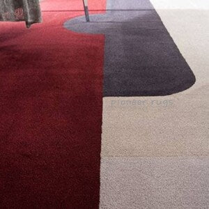 Modern Abstract Wool Tufted Rug for Living Room & Bedroom