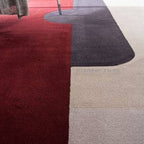 Modern Abstract Wool Tufted Rug for Living Room & Bedroom