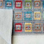 Classic Luxury Hand-Knotted Lori Wool Rug – Grey Multi-Color Interior Design Carpet