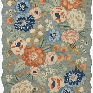 Vintage Blossom Floral Hand Tufted Wool Rug