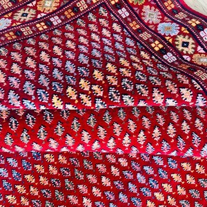 Premium Hand-Knotted Serapi Carpet – Traditional Red Wool Persian Rug