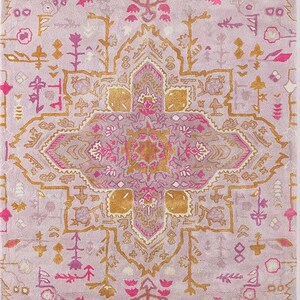 Maribelle Designer Wool Rug – Luxury  knotted  Living Room Carpet