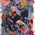 Bloomform Floral Mosaic Wool Rug – Multicolour Hand-Tufted Carpet
